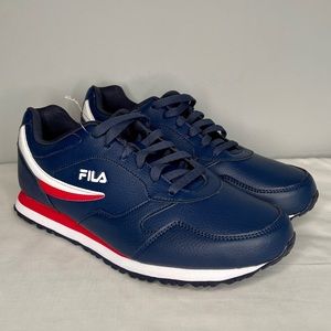 FILA Men’s Blue Fila Classic Style Sneakers Size 9.5